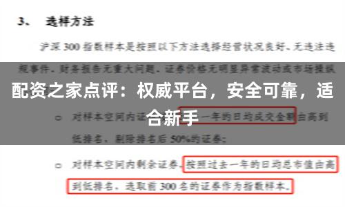配资之家点评：权威平台，安全可靠，适合新手
